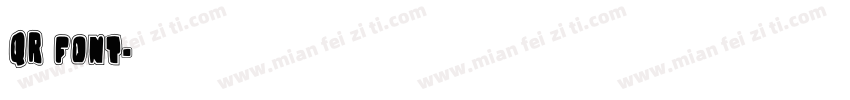 QR font字体转换